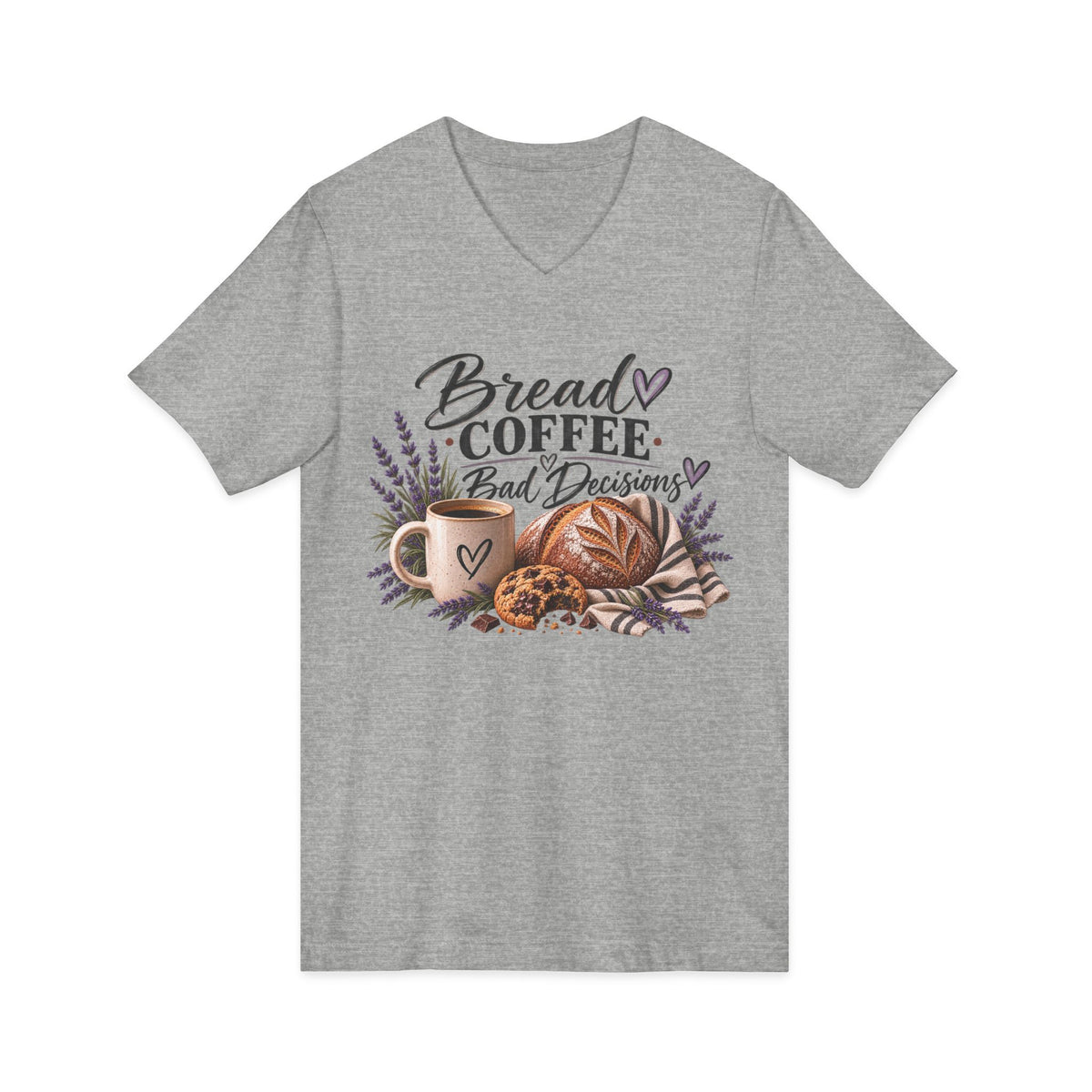 Bread, Coffee & Bad Decisions Graphic Tee