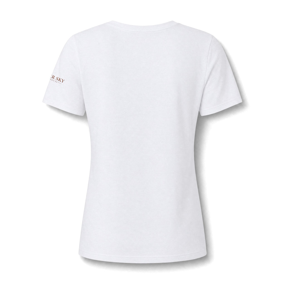 Flour Child V-Neck Tee — Bread & Wheat Bakery Graphic