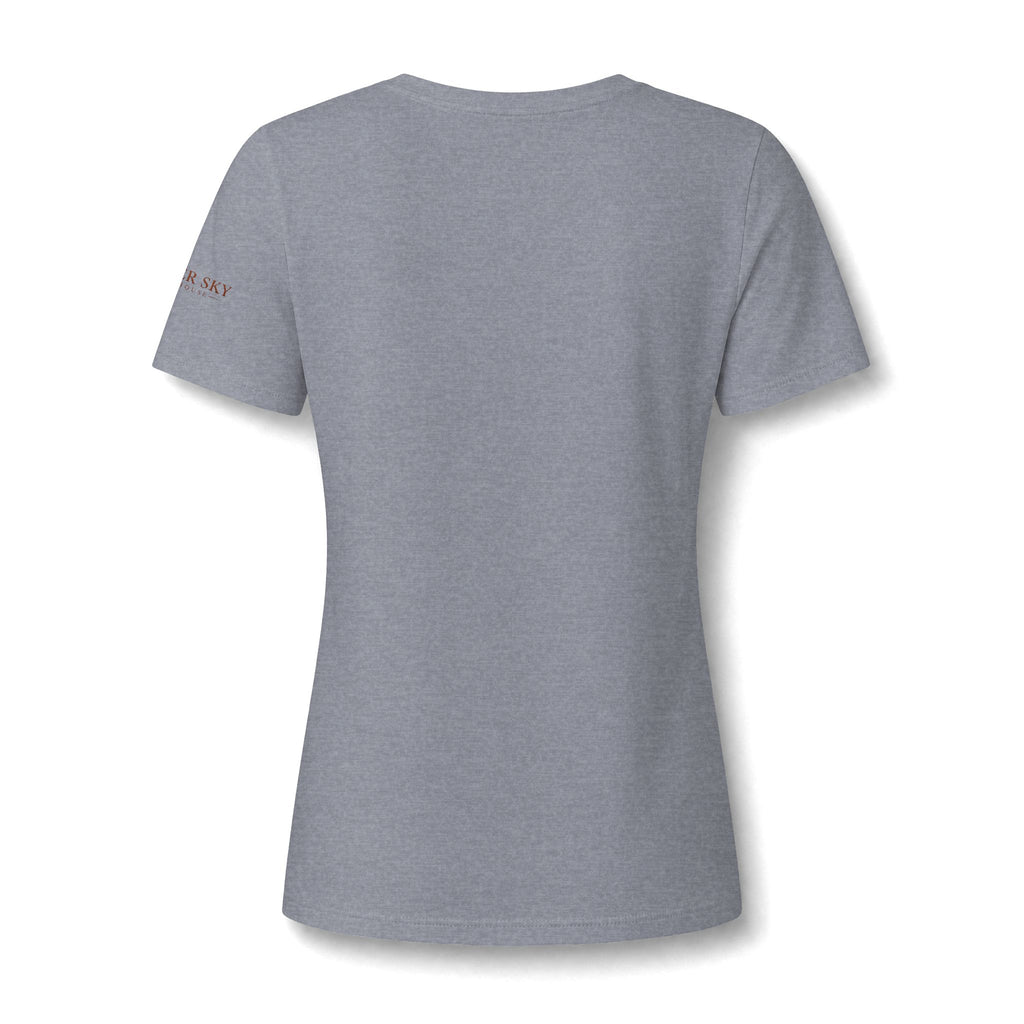 Flour Child V-Neck Tee — Bread & Wheat Bakery Graphic
