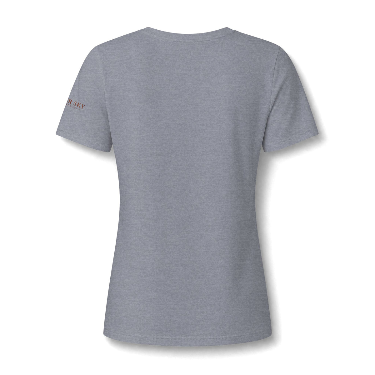 Flour Child V-Neck Tee — Bread & Wheat Bakery Graphic