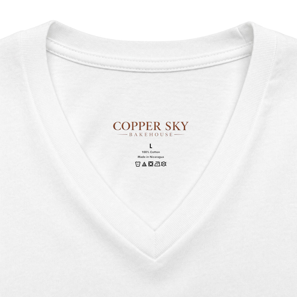 Bread Lady Made Me Do It — Retro Baker V-Neck Tee