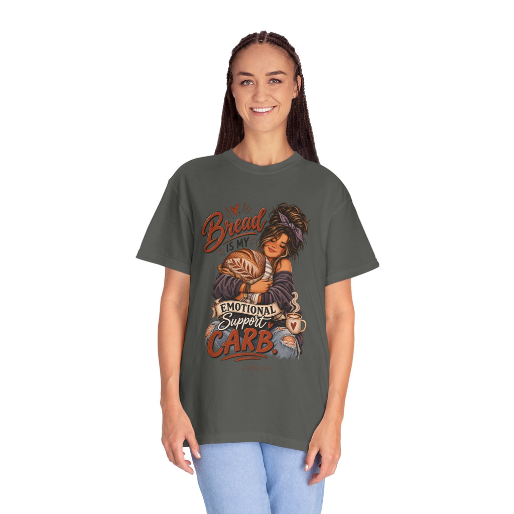 Bread Is My Emotional Support Carb — Graphic Tee