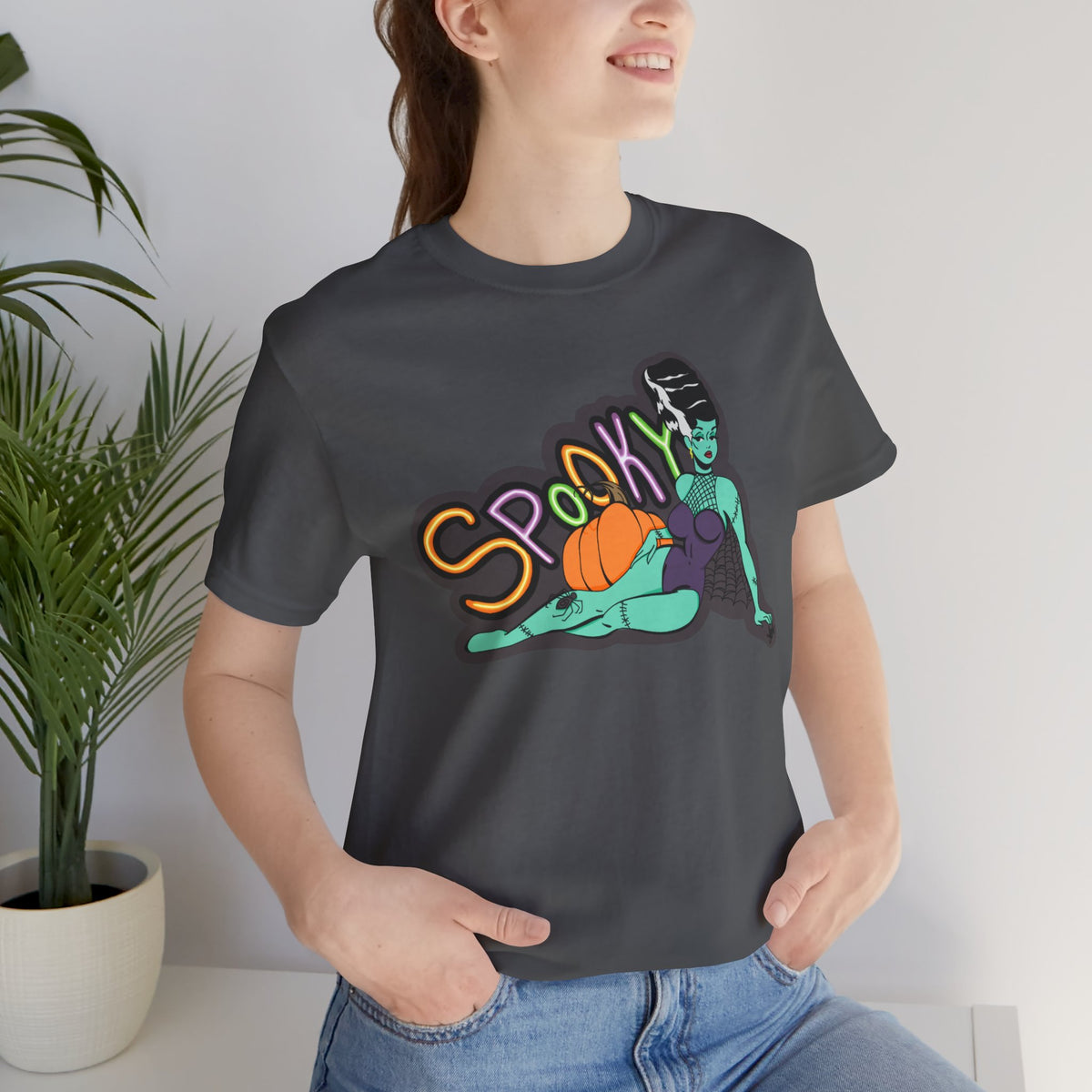 Frankenstein's Bride Unisex Graphic Tee — Spooky Season