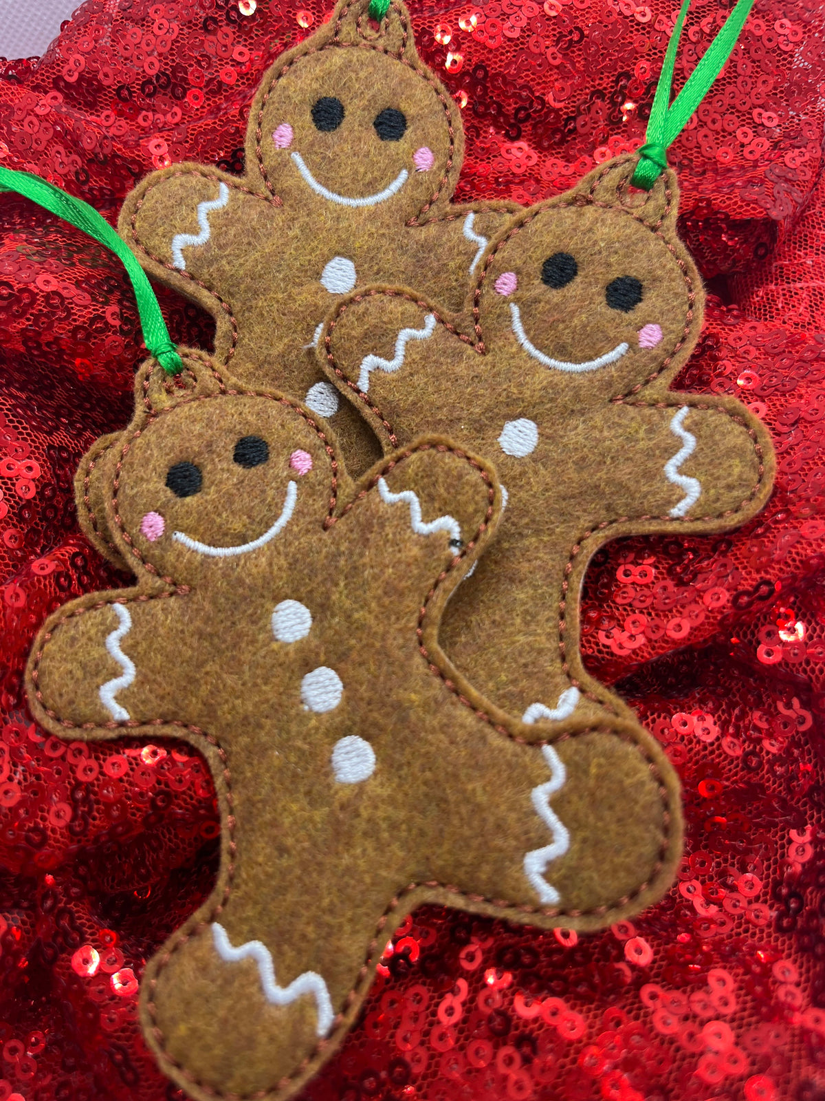 Felt Gingerbread Man Ornament