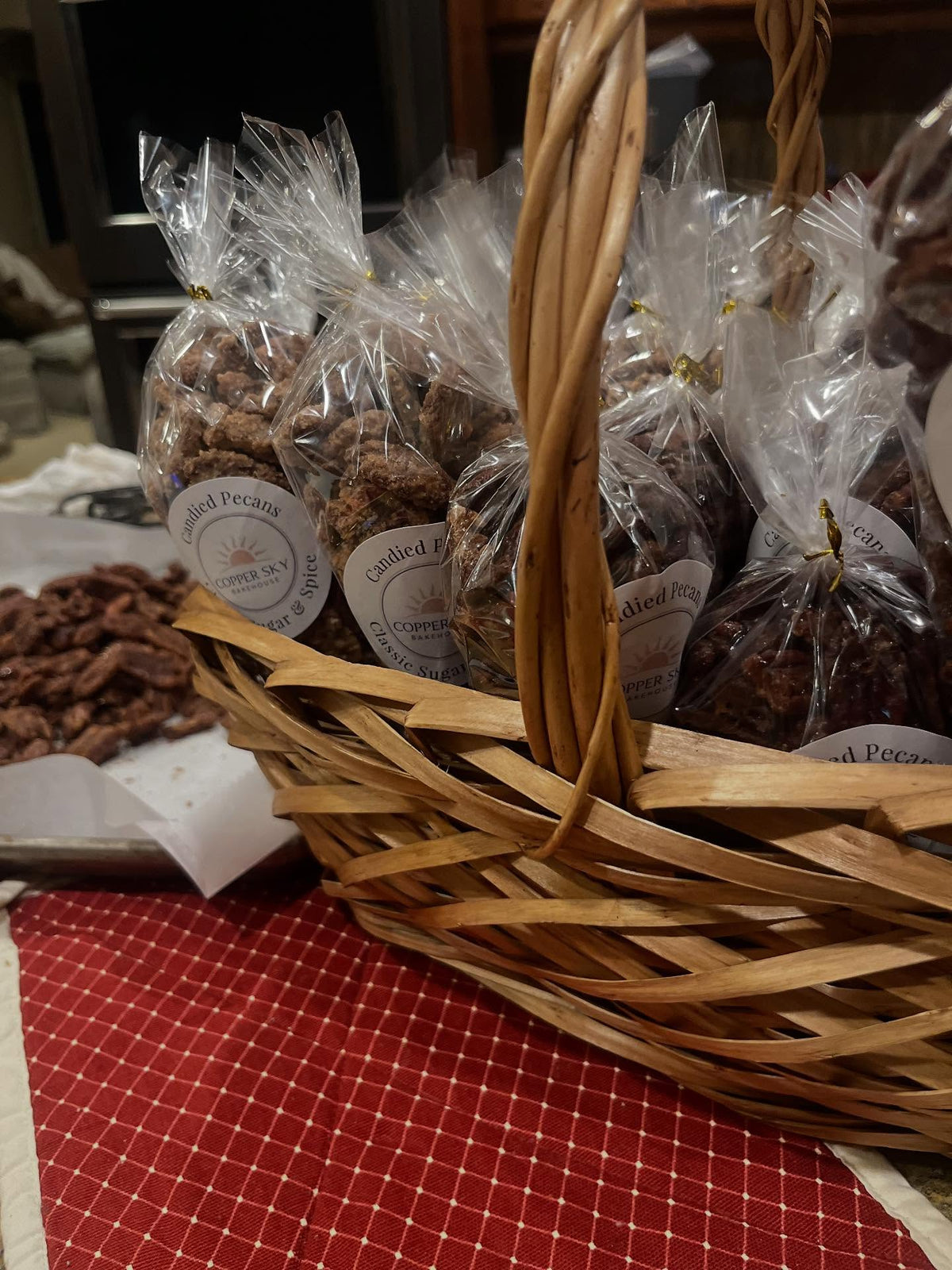 Copper Sky Candied Pecans