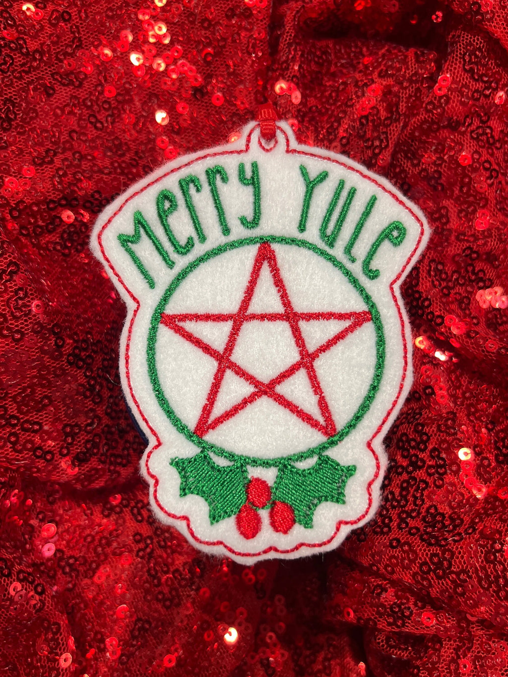 Felt Yule Ornament