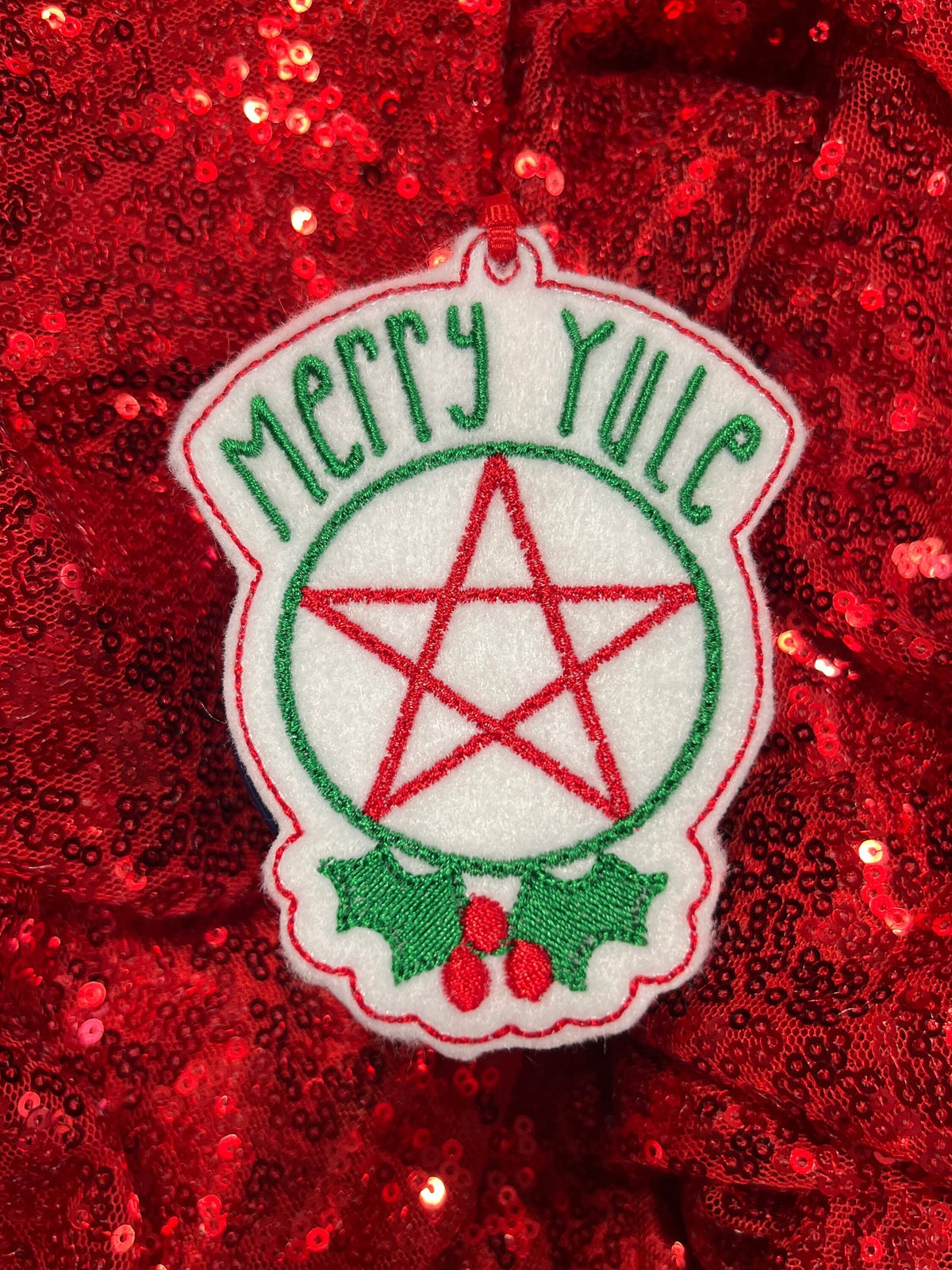 Felt Yule Ornament