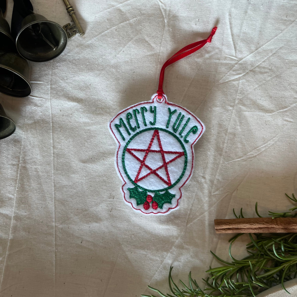 Felt Yule Ornament