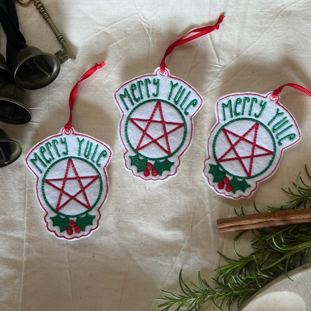 Felt Yule Ornament