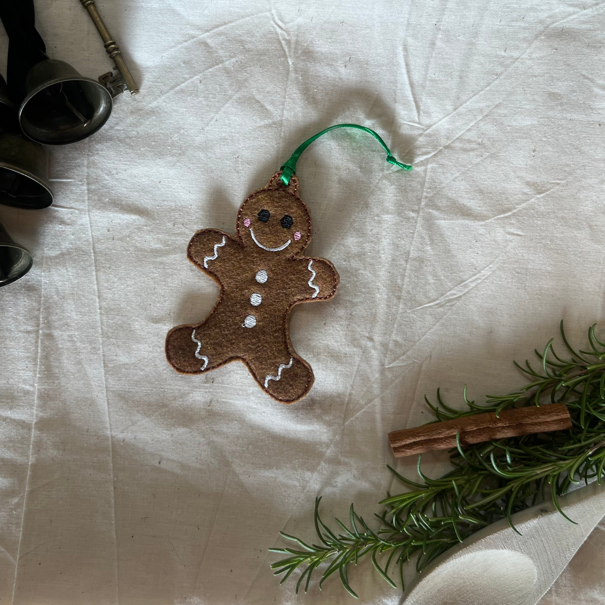 Felt Gingerbread Man Ornament